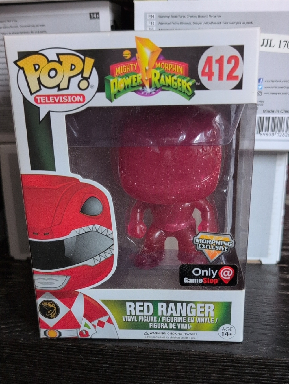 Funko Pop! Television Mighty Morphin Power Rangers 412 Red Ranger - Red